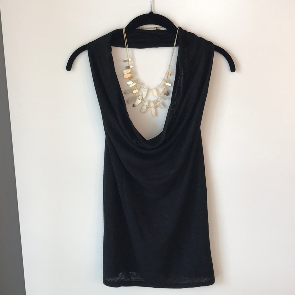 Black cotton Deby Debo halter top